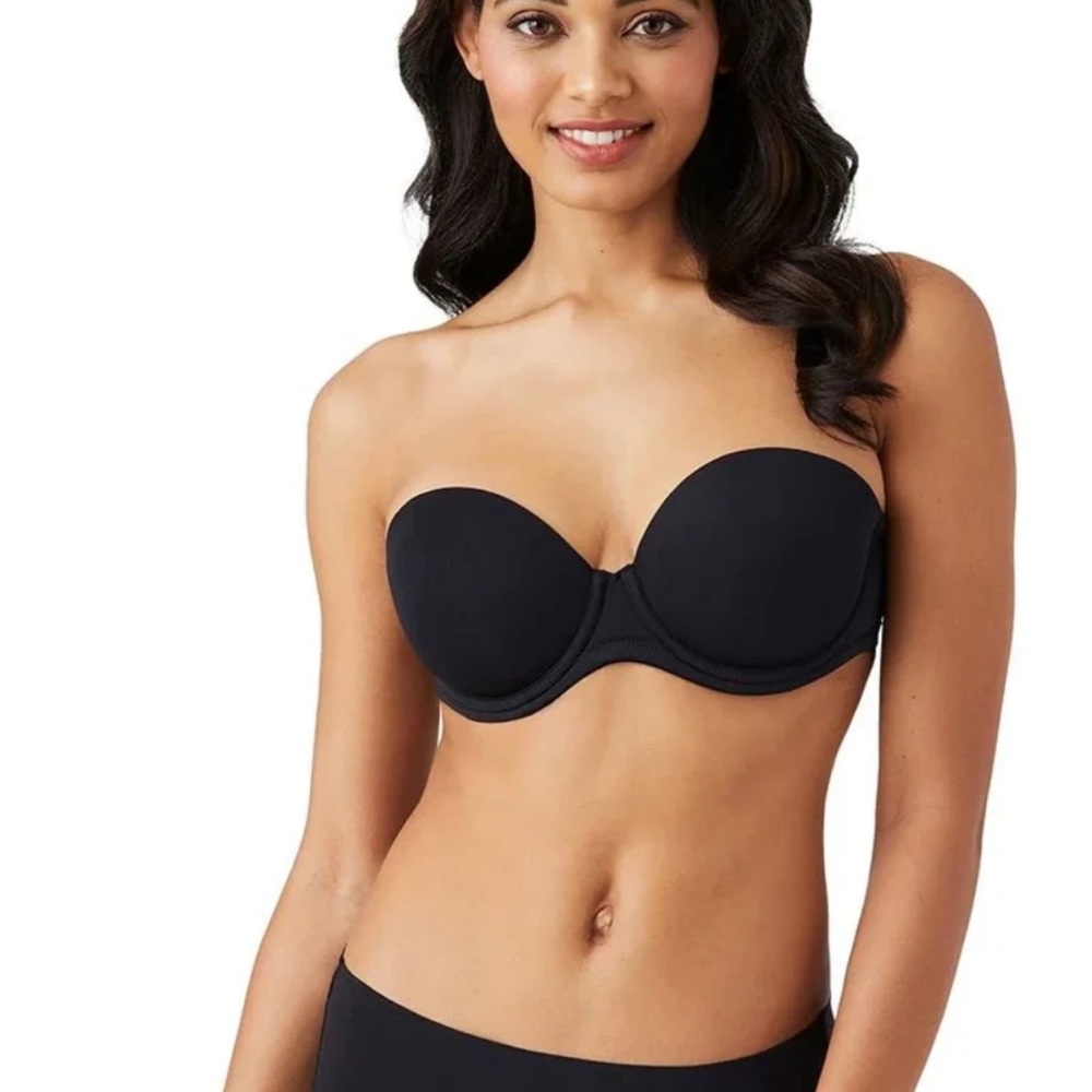 Wacoal  Red Carpet Strapless Bra 34DDD Black *NO STRAPS*